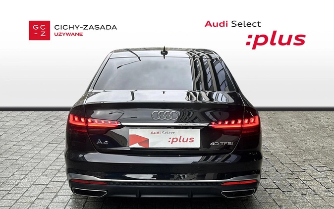 Audi A4 cena 149900 przebieg: 50030, rok produkcji 2022 z Międzychód małe 631